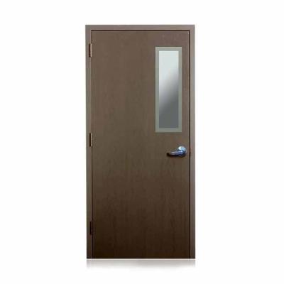 China Waterproof New School 2022 Solid Metal Steel Interior Classroom Door With Window for sale