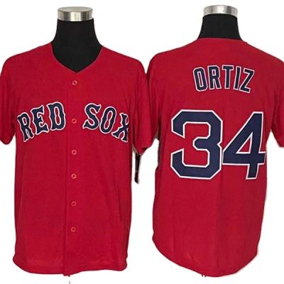 China Factory Price Breathable Custom Red Sox Jerseys Baseball Jerseys Boston Red Sox Dodgers Uniform Customized Tank Top for sale