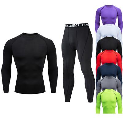 China Summer Fitness Suit Running Men'S Breathable Sports Set Quick Dry Mens Active Wear for sale