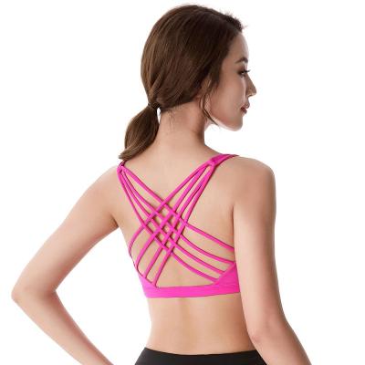 China Breathable Sports Bras Women's Double-Layer High Impact Control Plus Size Outer Underwire Sports Bra Full Size Sportswear for sale