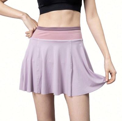 China OEM Summer Sports Fitness Shorts Breathable Quick Dry Premium Gym Pleated Skirt Golf Tennis Skirt Ladies Tennis Uniform for sale