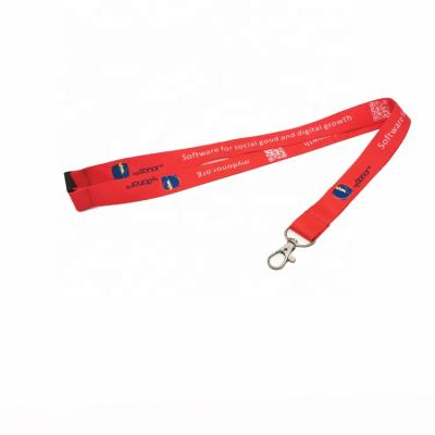 China ID Card Badge Holder Customized Neck Lanyard Strap Wholesale Cheap Red Lanyard Strap Design Prices Sublimation for sale