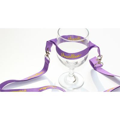 China Lanyard Best Welcome Fashion Shot Wine Glass Holder Lanyard for sale