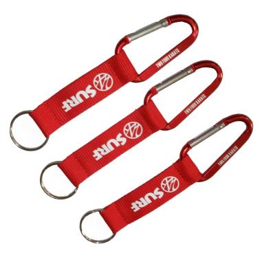 China U disk China factory supplied custom key carabiner key chain lanyard for sale