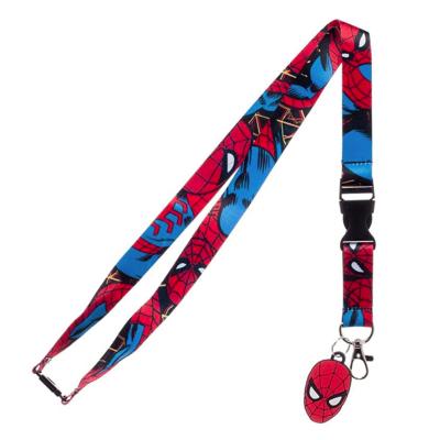 China Hang Factory Price Best Selling Phone Nylon PVC Custom Anime Other Key Chain Lanyard Marv _el for sale