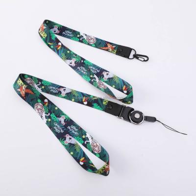 China Hang China Wholesale 3/4 Inch Polyester Mobile Phone Smartphone Charm Lanyard With Logo Custom for sale