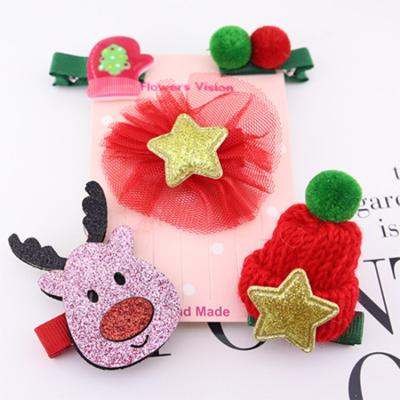 China Wholesale Fashion Felt New Design Christmas Hat Decoration Christmas Girl Headband For Christmas Gifts for sale