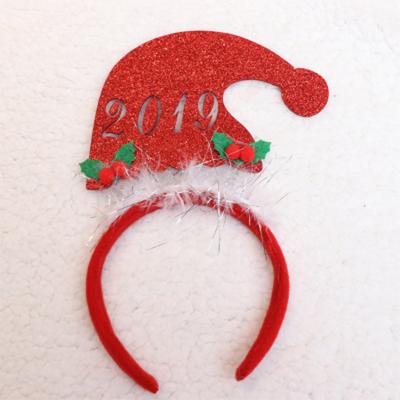 China Fashion Hot Selling Christmas Hair Bands With Christmas Headbands For Kids for sale