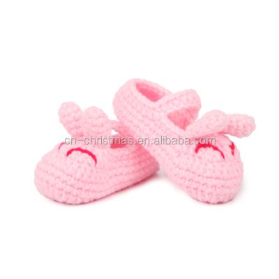 China New Fashion Cute Rabbit Crochet Pattern Baby Shoes Washable for sale