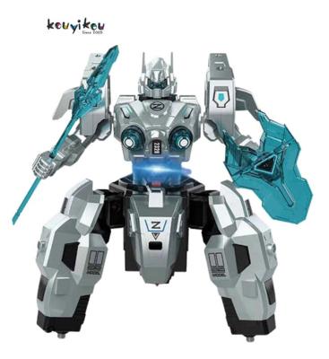 China 2022 New Design RC Battery Operated Electric Intelligent Robot Toy KYK Multi funtion Kid Toy With Spray Lighting for sale