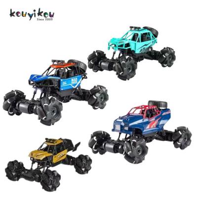 China Kouyikou Maker App Controlled Customization 1/18 Scale 2.4G 4wd Alloy Stunt Remote Control Climbing Car With Light Weight 4x4 Drift Car Toy for sale