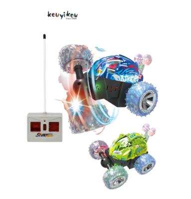 China Kouyikou 360 Degrees App Controlled RC Toy Remote Control Toys Rolling Music Dance Degree Lights and Kids Radio Double Sided Stunt Car for sale