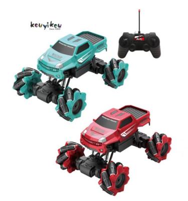 China Kouyikou factory direct sale 2.4Ghz boy girl rc stunt car automatic electric remote control car indoor outdoor toy for sale