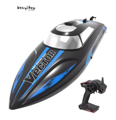 China KYK Hot Selling Auto Return Boat Toy RC Remote Control Racing Boat With High Speed ​​Fast Yacht For Adult Kid Hobby for sale