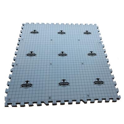 China 9 Pcs 30*30*1.3cm Washable Baby Play Mat Eva Knitting Blocking Crawling Foam for sale