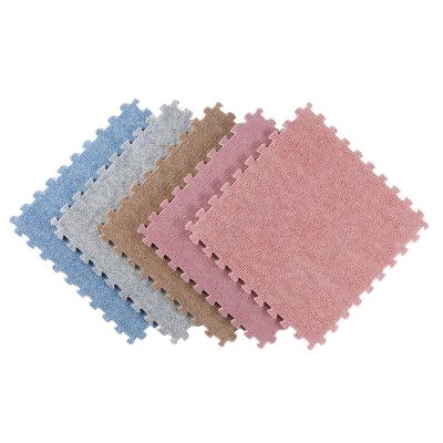 China Waterproof High Quality Soft Carpet Puzzle Mats Universal Eva Foam for sale