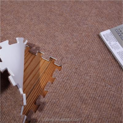 China Waterproof Customized EVA Foam Mat Tile Double Layer Carpet Comfortable Rug for sale