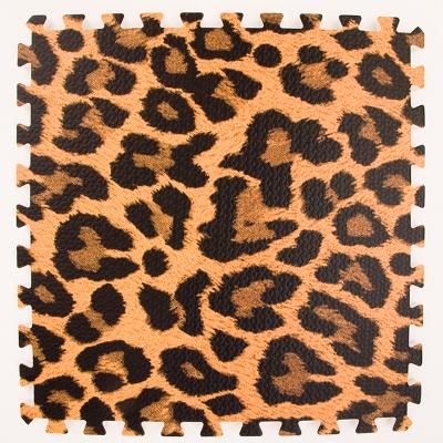 China Anti-slip Leopard Printing Hot Selling Europe Transfer Puzzle Mat Thermal Tatami Floor Mats for sale