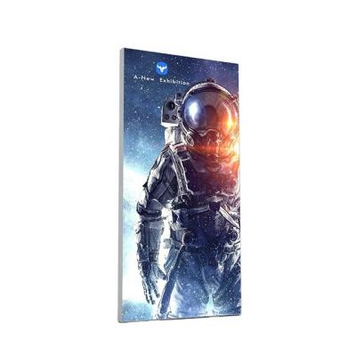 China 8cm Portable and Modular Ultra Thin Dual Side LED SEG Floor Standing Lightbox for Advertising Trade Show Mall for sale