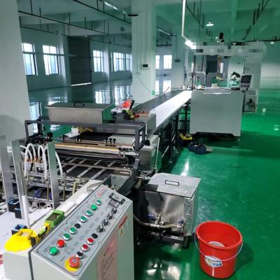 China Printing Shops Paper Gluing Machine Library Paper Gluing Machine Giving Line Gift Box Rigid Box Gluing Machine for sale