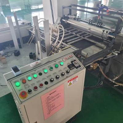 China food & Beverage Factory DG-850A Box Lid Paper Conductor Gluing Machine Rigid Box Paper Forming Machine With Hot Glue Cold Glue for sale