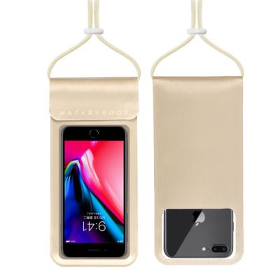 China Wholesale Waterproof Fitness PU Mobile Phone Accessories Bag Waterproof Phone Bag Phone Case Pouch Bag for sale