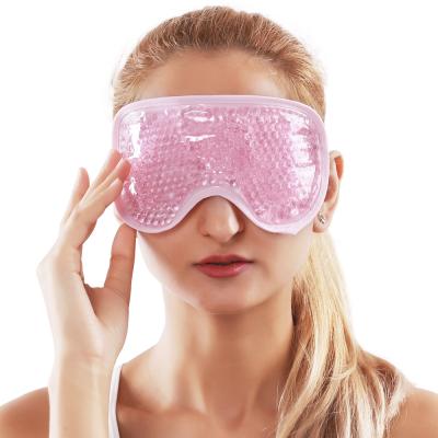 China Relieve Fatigue / Anti-Puffiness Dark Circles / Factory Customize Eye Gel Pearl Eye Mask Tired Circle Eyes Shape Hot Design And Ice Pack Packing headache relief for sale