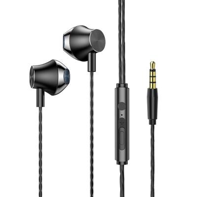 China Sustainable Wholesale Earbuds Wired in Ear Headphones with Tangle-Free Cord Noise Isolating Earphones Deep Bass Case Ear Buds 3.5 mm Jack Pl for sale