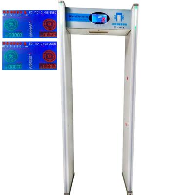 China 7 Inch LCD Display Doorframe Metal Detector With Temperature Measurement for sale