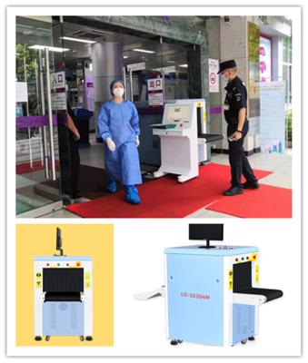 China Förderer ISO Bahnhofs-X Ray Luggage Checking Machine 0.22m/S 150KG zu verkaufen