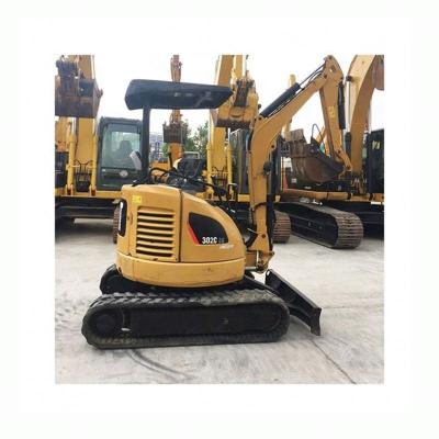 China Construction Engineering Global sale 2ton mini carter excavator used cat 302 caterpillar 302c cr for sale