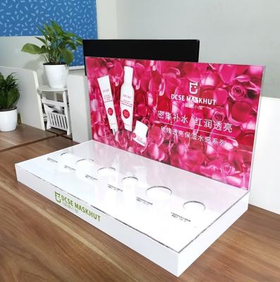 China Factory Custom 2022 Environmental Friendly Acrylic Make Up Cosmetics Display for sale