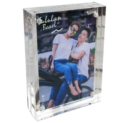 China Cheap price transparent acrylic plastic photo frame on custom sale for sale