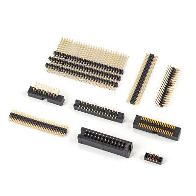 China Hot Selling Dual Contact Conduction Computer Power Connector Row PCB Connector Pin Header for sale