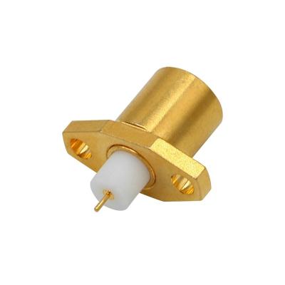 China See manual for details BMA-KFD Gold Plated Panel Mount RF Female BMA Flange 2 Straight Connector Changzhou Jack for sale