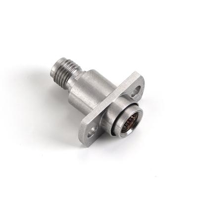 China See Manual for Details 2-Hole Flange Mount BMA Jack to SMA Female Adapter RF Connector for sale