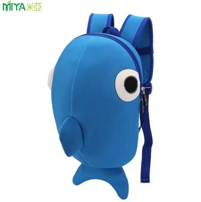 China New Style Custom Cute 3D Cartoon School Bags Children Waterproof Neoprene Backpack For Kids for sale