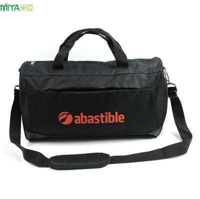 China Best Selling Lightweight Fashion Polyester Gym Sport Travel Duffel Bag With Shoe Pocket for sale