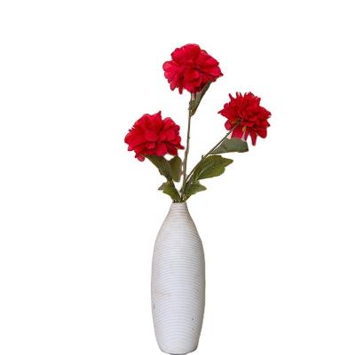 China Europe Wholesale artificial high quality 3-heads  dahlia for decoration for sale