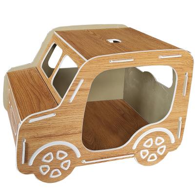 China Toy Car Design Cat Wooden Bamboo Wet Floor Sign High Quality Solid Wood Bedroom for sale