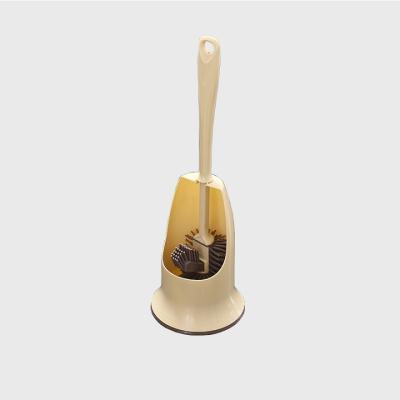 China Modern Cul-de-sac Long Handle Bristle Bathroom Toilet Cleaning Brush and Holder Set for sale