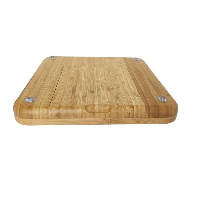 China Disposable Simple ATM Cut And Cut Heavy Duty Bamboo Cheese Board With Knives for sale