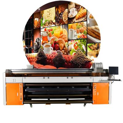 China Hotels Best Ricoh Gen5 Printhead High Resolution 3.2M Direct Jet Uv Printer Mural Wallpaper for sale