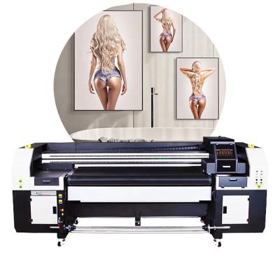 China Hotels cheap cost Gen5 head roll to roll small size UV ​​machine advertising material printing for outdoor printing for sale