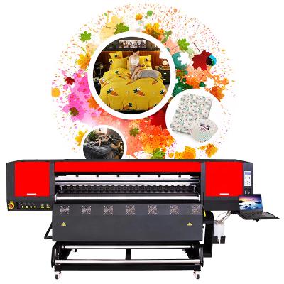 China Best Fabric Printing i3200 5210 Printhead High Speed ​​Heat Transfer Paper 1.6M Sublimation Ink Printer For Garments for sale