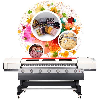 China Hot Sale Fabric Printing I3200 5210 Printhead 4 Color Threads Inkjet Sublimation Printer On Small Size Sublimation Paper for sale