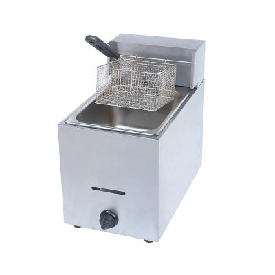 China Temperature Controller Wholesale Imported Commercial Stainless Steel Chicken Deep Fryer Gas for sale