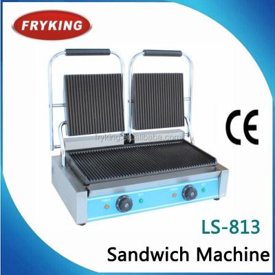 China restaurant/hotel fast food sandwich shop.etc double touch grill hands panini grill sandwich grill for sale