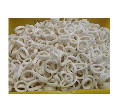 China Wholesale Price Chinese NATURE Supplier Frozen Squid Ring China Seafood Price (Skin-) for sale