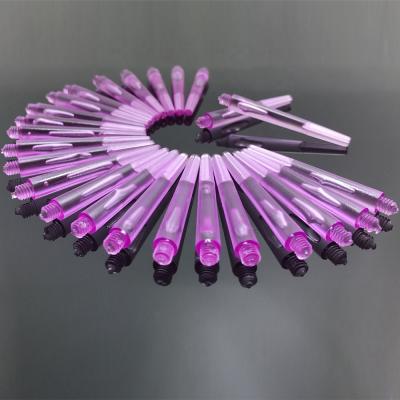 China PC Sizes Darts Accessories Various Shaft Super Cost Effective Flying Darts Transparent Rod Shaft Nylon Dart Shafts for sale